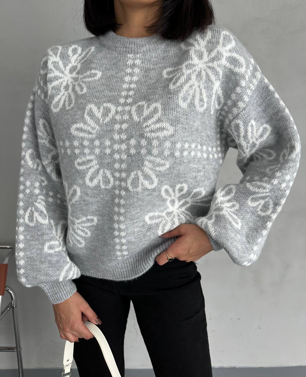 Christmas Pullover - Grey