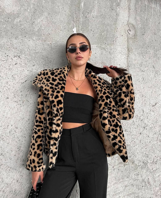 Leopard Fur Jacket