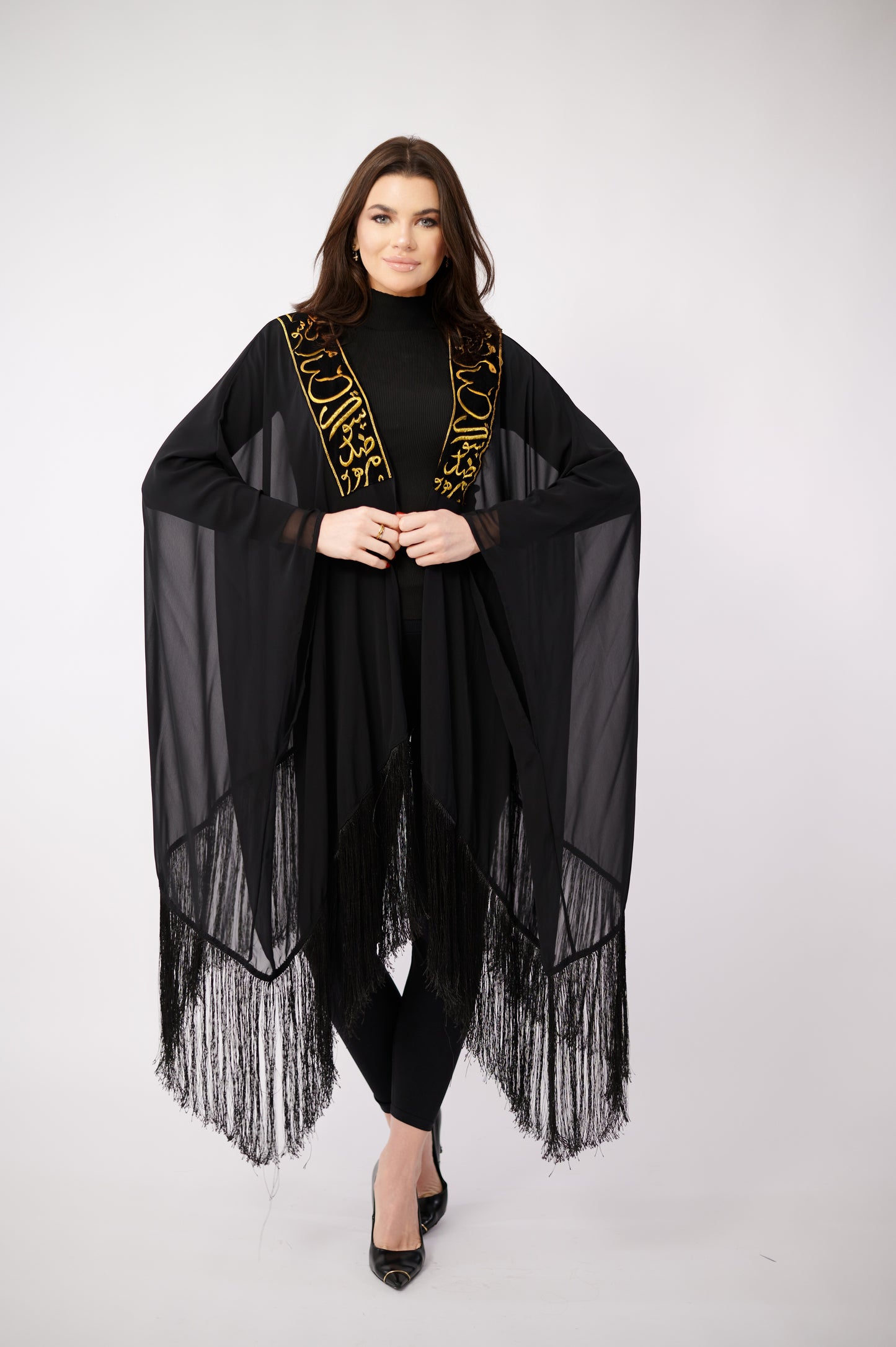 Chiffon Arabic Cardigan