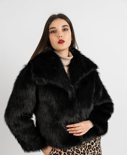 Fur Jacket - Black