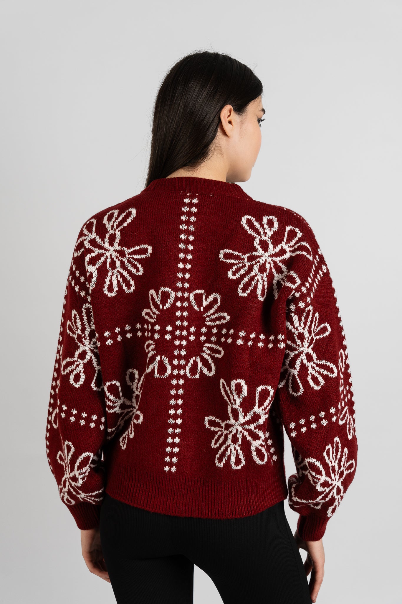 Christmas Pullover - Burgundy