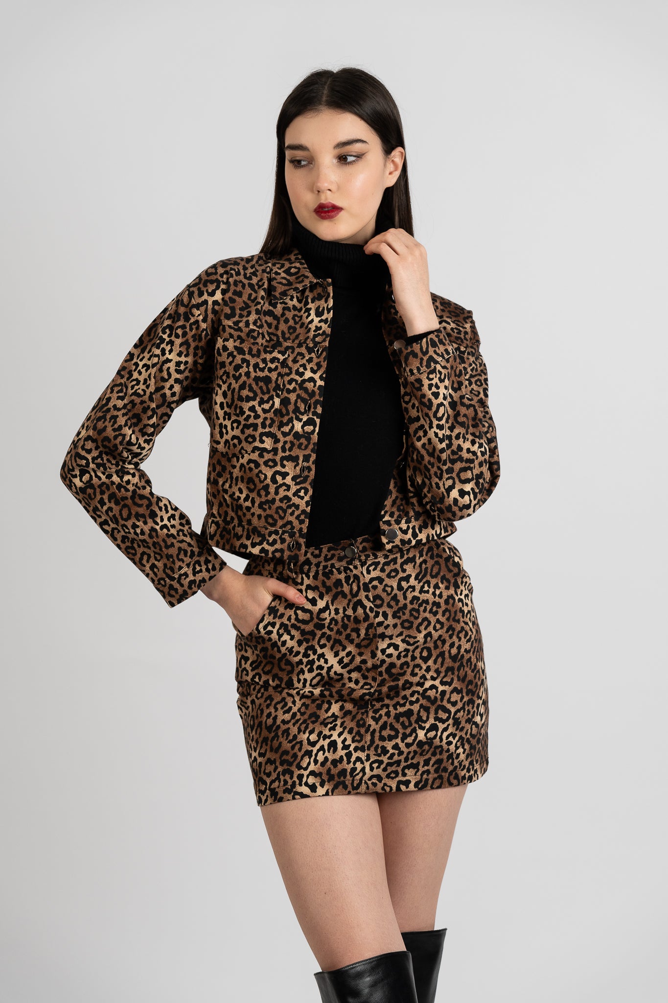 Leopard Short Light Jacket