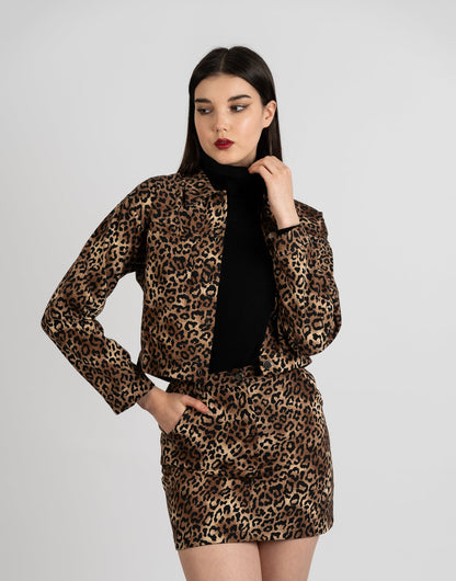 Leopard Short Skirt