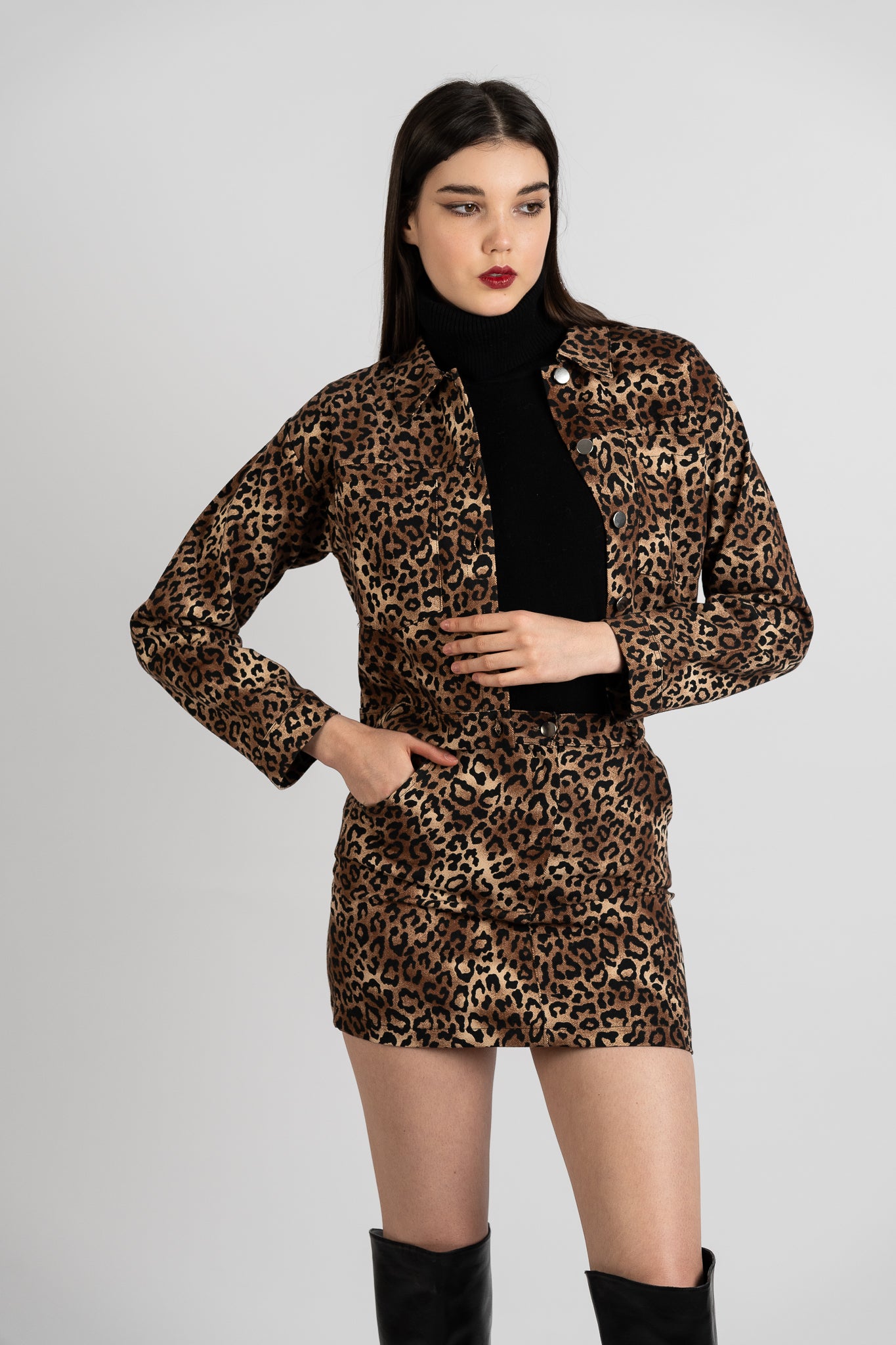 Leopard Short Skirt