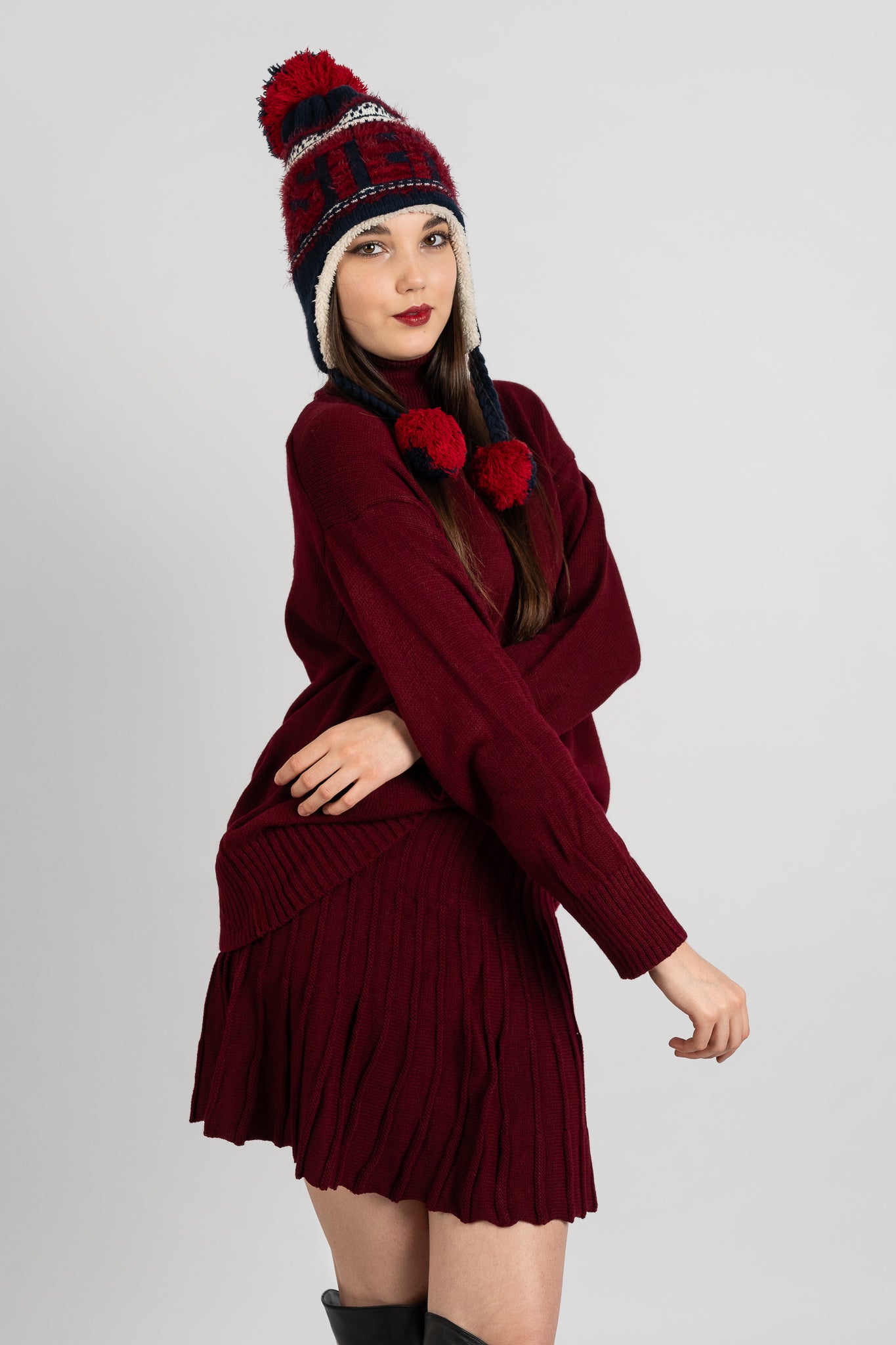 Skirt Set - Bordeaux