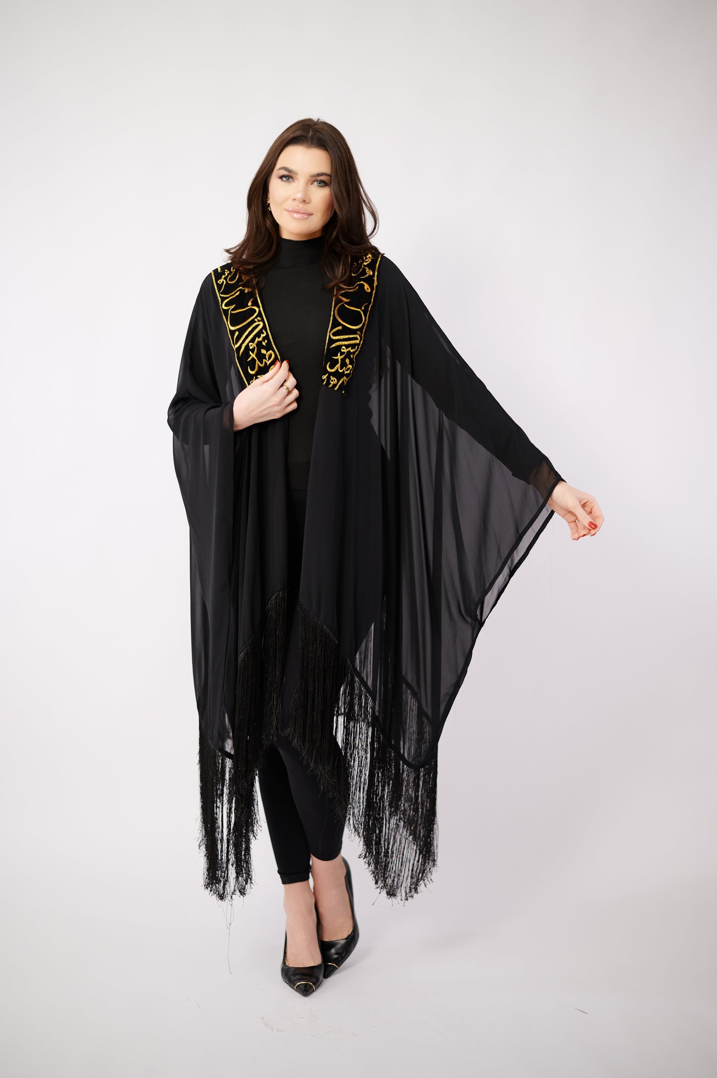 Chiffon Arabic Cardigan